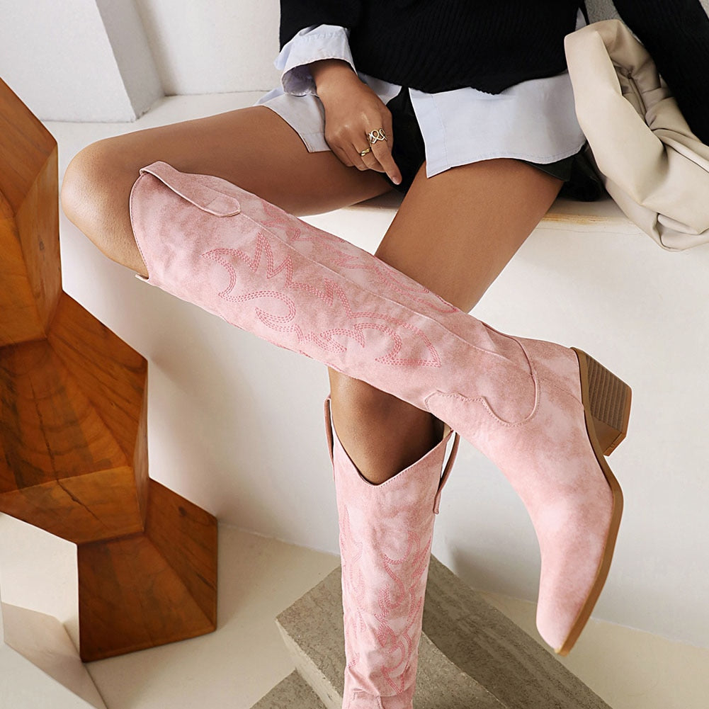 Bottes Western Hautes Femme