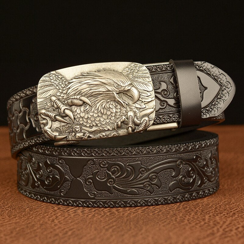 Ceinture Cowboy Cuir Aigle