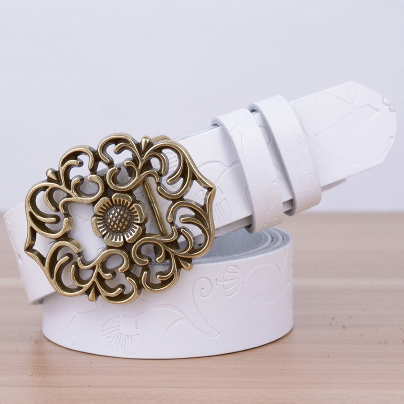 Ceinture Style Western Femme Floral