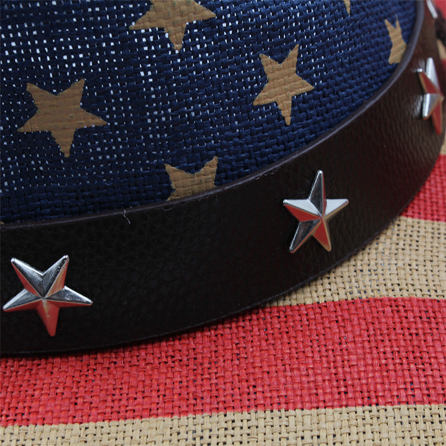 Chapeau Cowboy Drapeau Américain