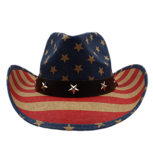 Chapeau Cowboy Drapeau Américain