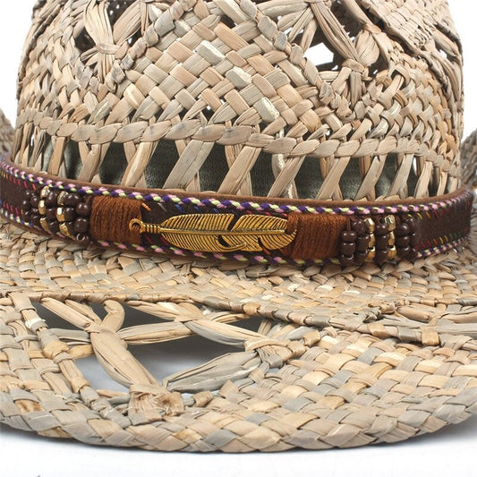 Chapeau Cowboy en Paille Femme