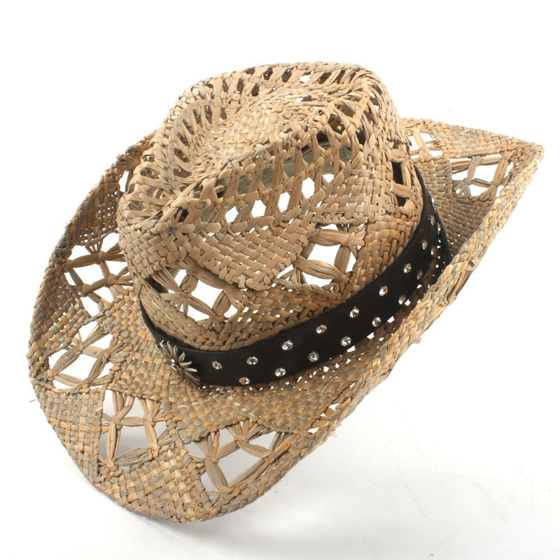 Chapeau De Paille Western Femme