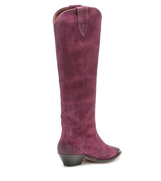 Bottes Western Violette