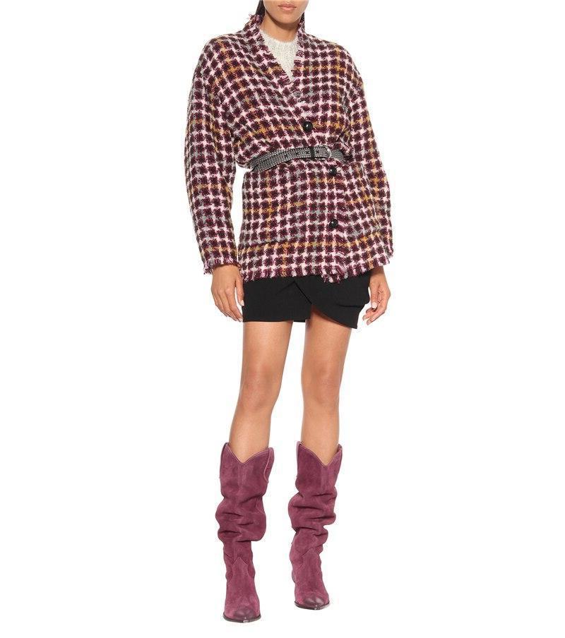 Bottes Western Violette