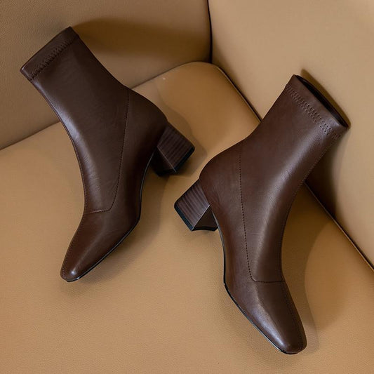 Bottines Cuir Femme Cowboy