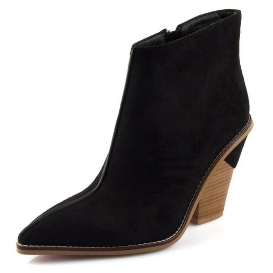 Bottines Western en Tissu Femme