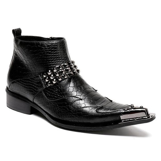 Bottine A Bout Pointu Western