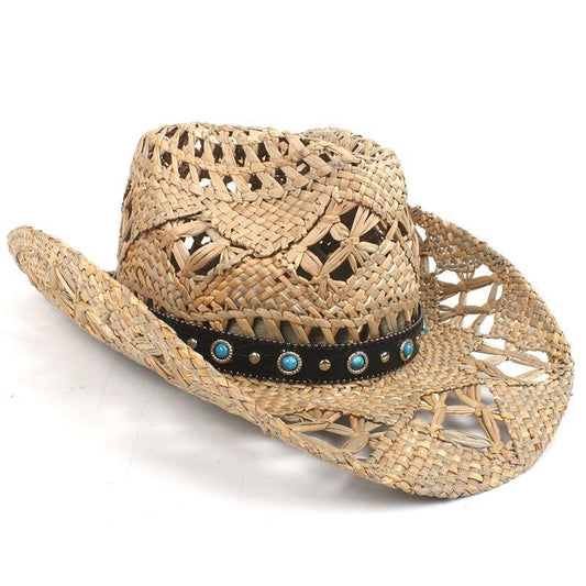 Chapeau Cowboy Paille Femme