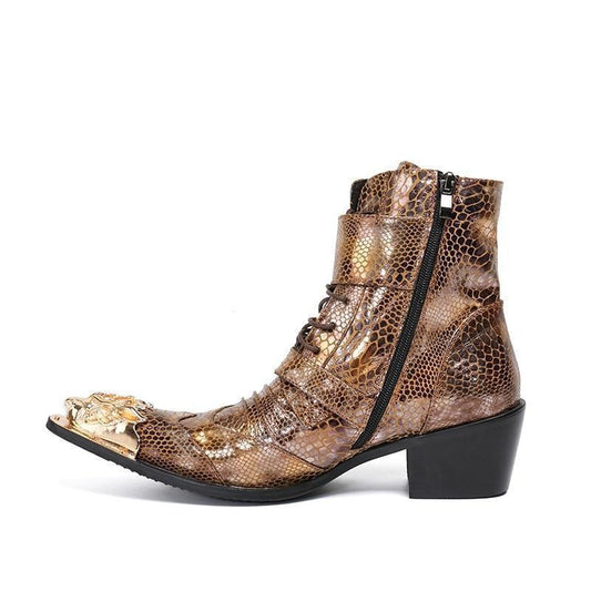 Bottine Lacet Western Homme