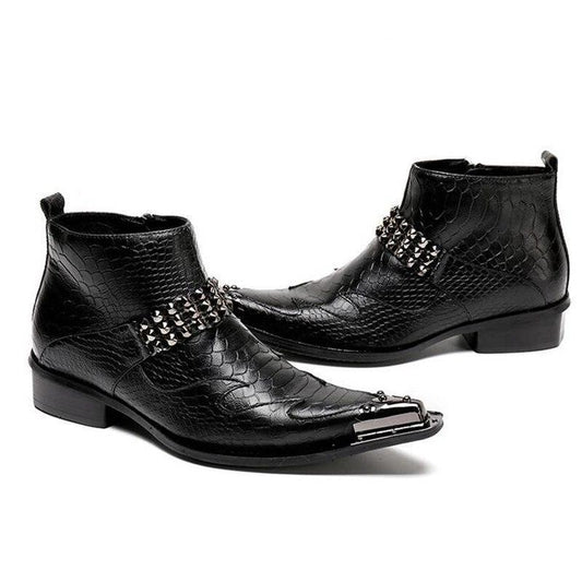 Bottine A Bout Pointu Western