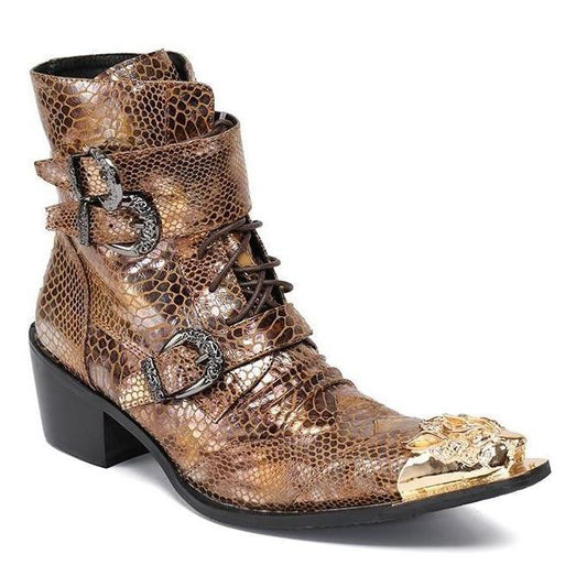 Bottine Lacet Western Homme