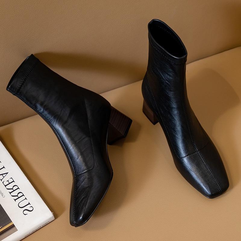 Bottines Cuir Femme Cowboy