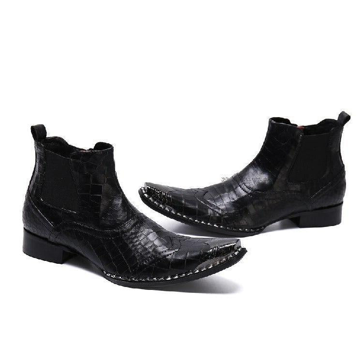 Bottes Western Homme Cuir Luxe