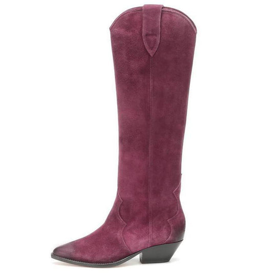 Bottes Western Violette
