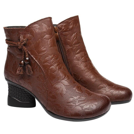 Bottine Western Femme Cuir