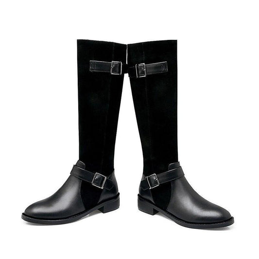 Botte Cuir Équitation Western Sangle