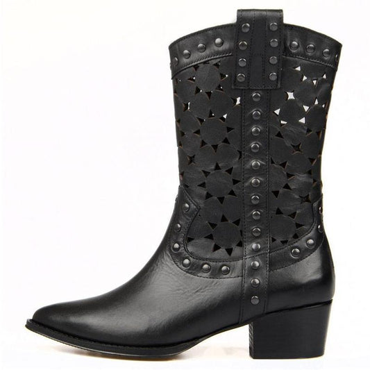 Bottes Cheval Western Noires