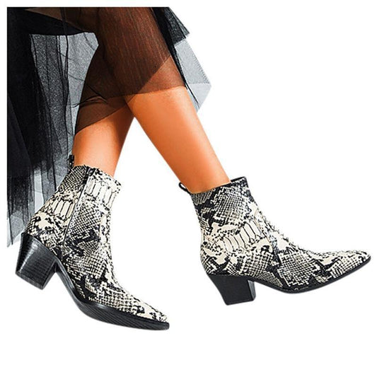 Bottes Cowboy Femme Python