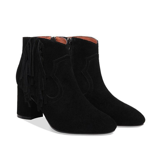 Bottes Western A Frange Femme