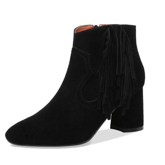 Bottes Western A Frange Femme