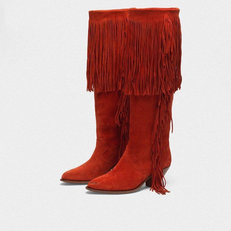 Bottes Western Cowgirl Rouges