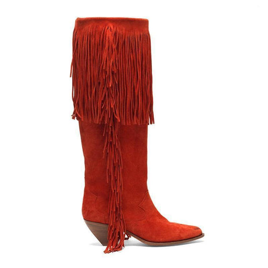 Bottes Western Cowgirl Rouges