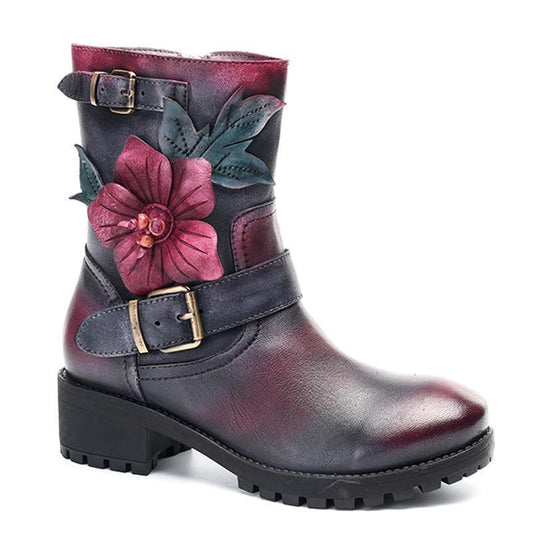 Bottes Western Fleuries