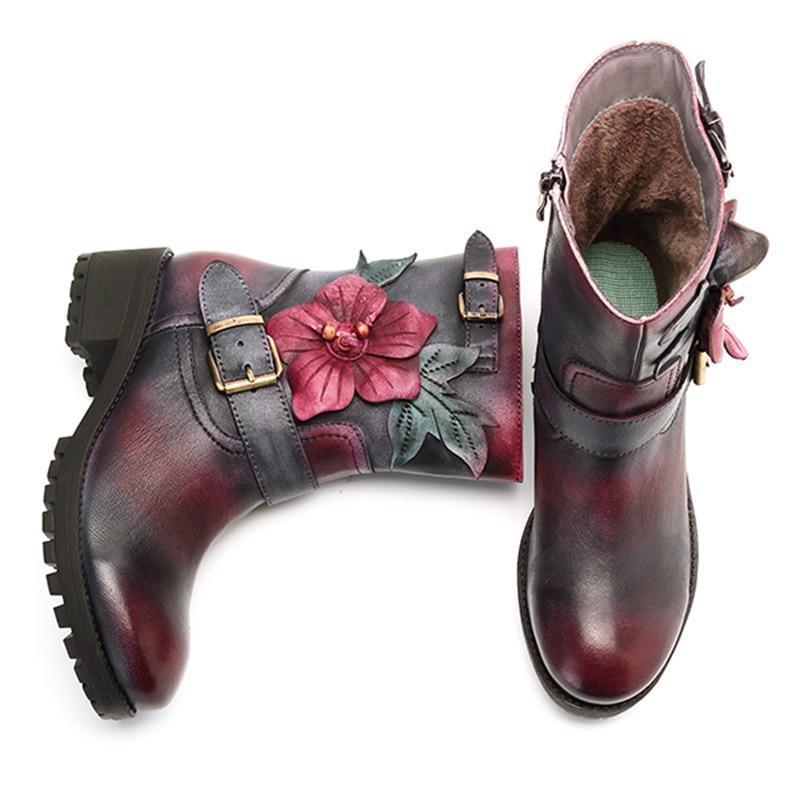 Bottes Western Fleuries
