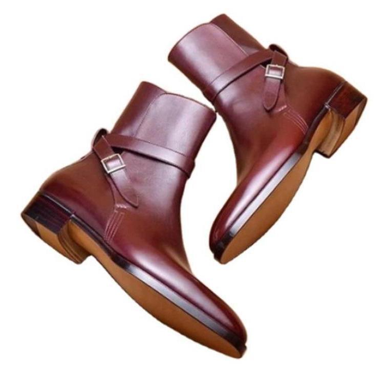 Bottes Western Homme Bout Rond