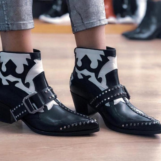 Bottes Western Noir Femme