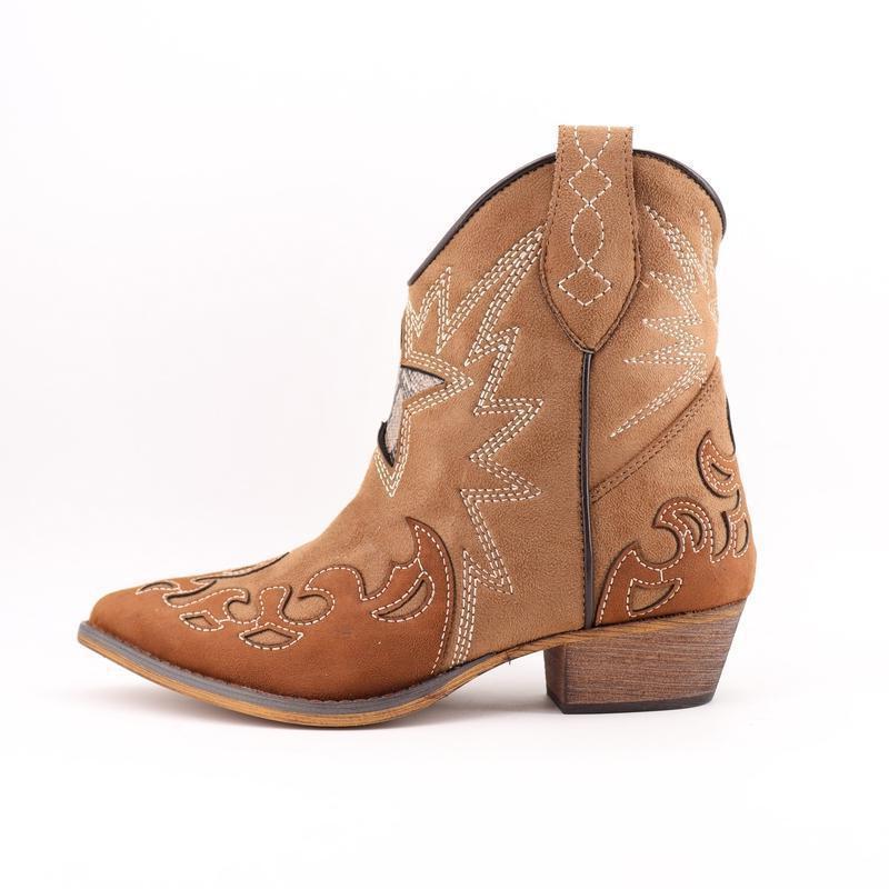 Bottine Cowboy Daim