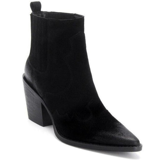Bottine Cowboy Femme Noir