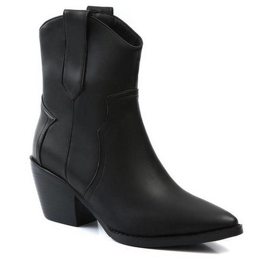 Bottines Style Western Femme