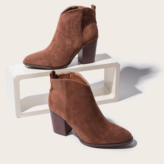 Bottines Western Daim