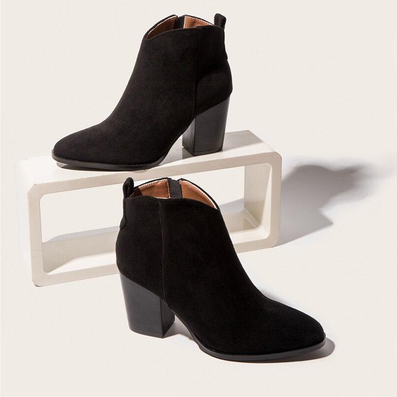 Bottines Western Daim