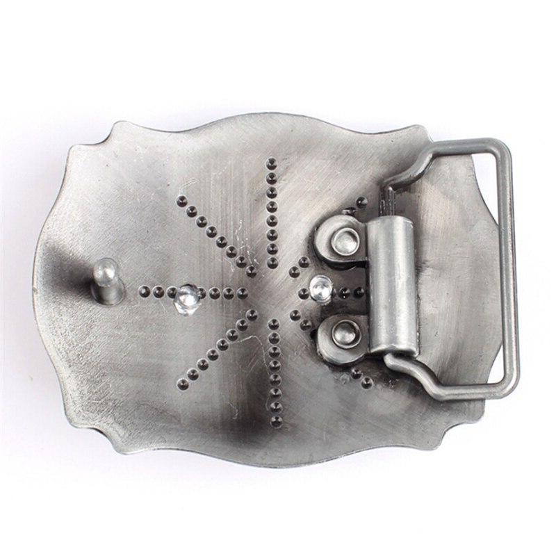 Boucle De Ceinture Western Argent