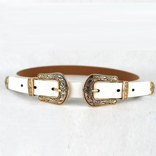 Ceinture Double Boucle Western