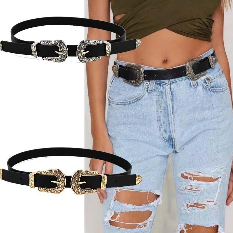 Ceinture Double Boucle Western