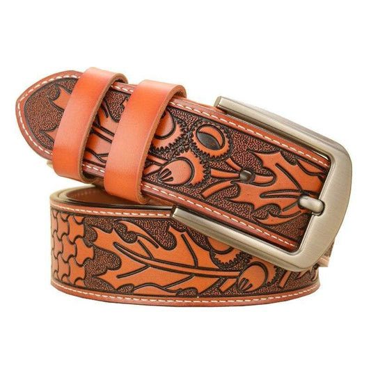 Ceinture Western Cuir Noir