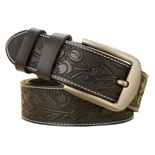 Ceinture Western Cuir Noir