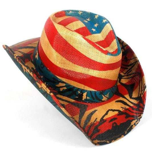 Chapeau Country Drapeau Américain