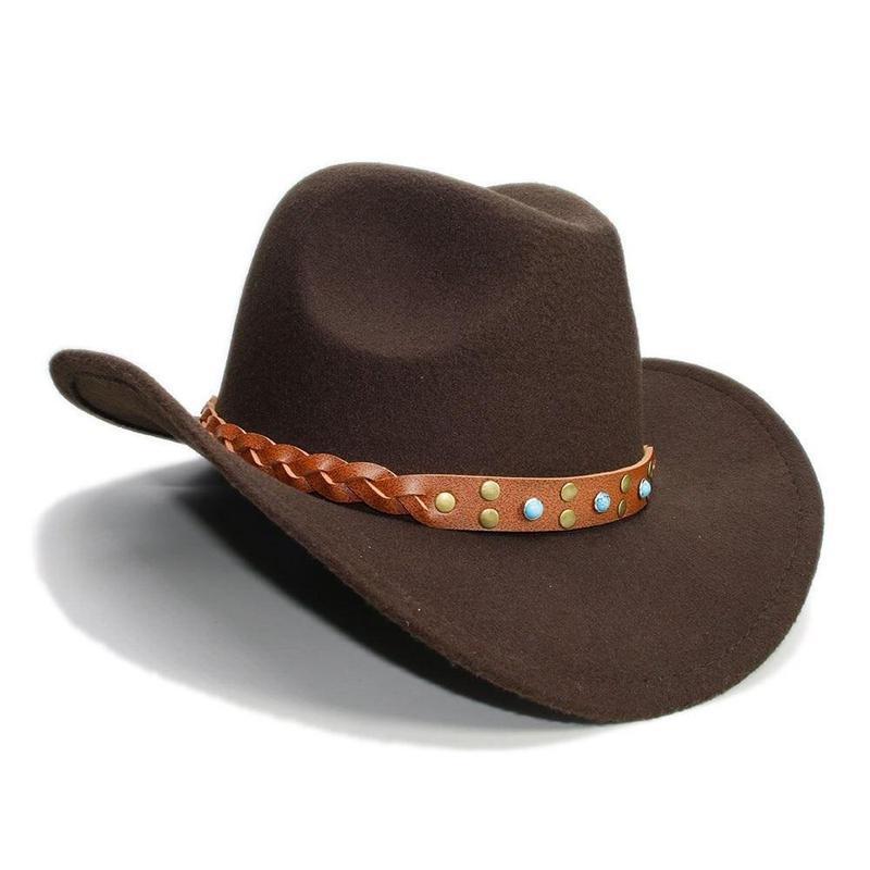 Chapeau Country Rouge Foncé