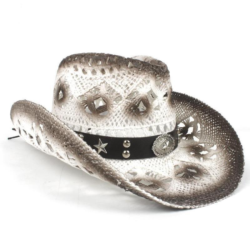 Chapeau Cowboy Blanc Homme