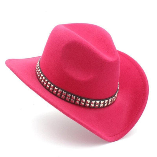 Chapeau Cowboy Femme Rose