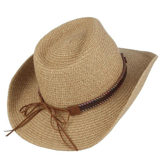 Chapeau De Cowboy En Paille Pas Cher