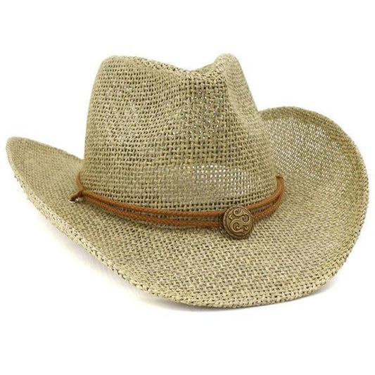 Chapeau De Paille Cowboy Homme