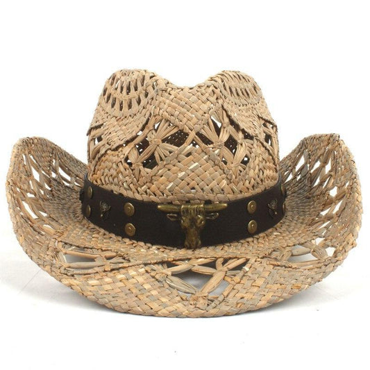 Chapeau De Paille Homme Western