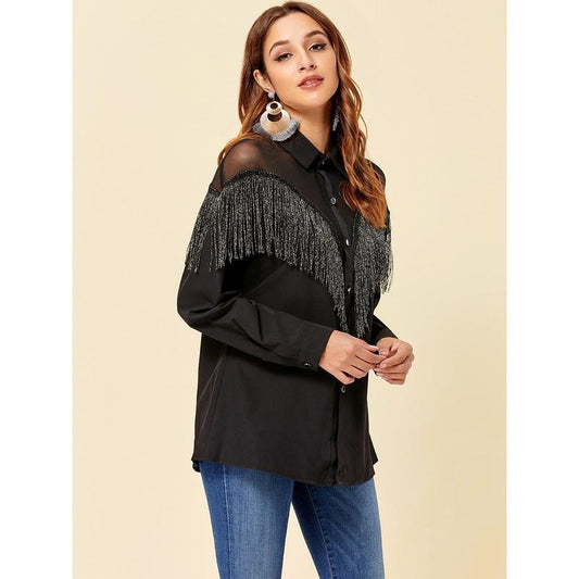 Chemise A Frange Country