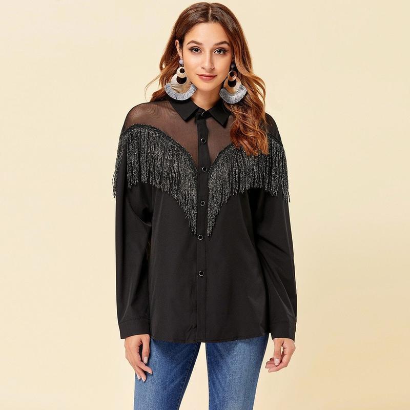 Chemise A Frange Country